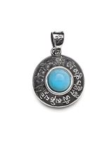 Pendentif Tamashii Rig Zva in Argent Turchese NHS1700-7 - NHS1700-7